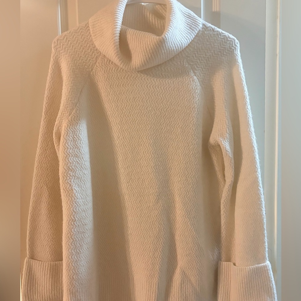 Vince Camuto Cream Cowl Neck Sweater